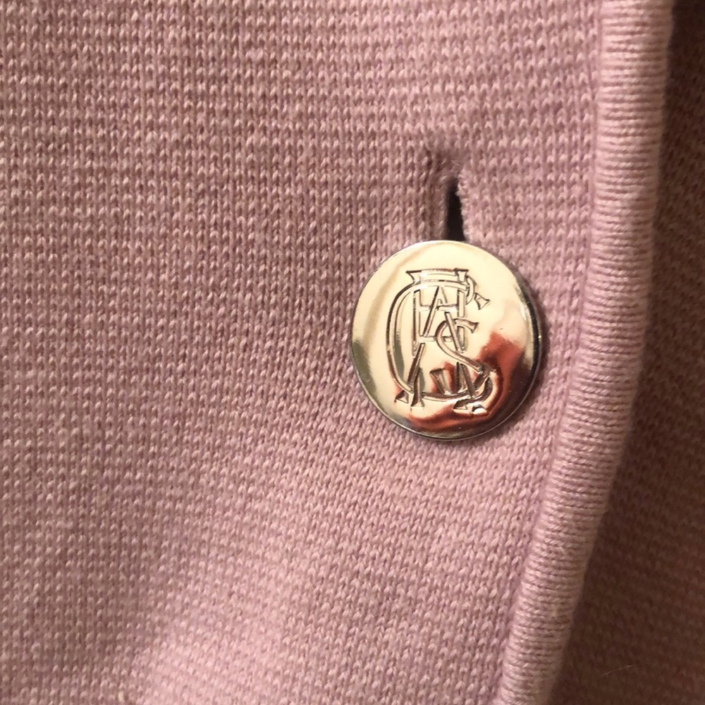 Chaps Button Down Sweater Jacket Size Large - image 3